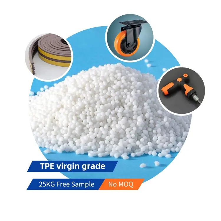 Material TPE TPR/TPV/TPE cheio de talco, borracha termoplástica, polímero plástico TPV, resina e grânulos de TPE para TPV, matéria-prima