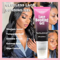 Marque privée Vente en gros 30ML Gel de colle pour perruque Tenue forte Gel de liaison pour dentelle Gel de liaison pour dentelle résistant à la sueur