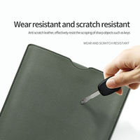 Portable PU cuir ordinateur porte-documents mince élégant étui sac pochette ordinateur portable pour Macbook Dell ASUS Acer HP