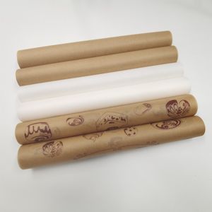 Customized Food-Grade Printed Craft <b>Paper</b> Baking Paperboard Recyclable for Sandwich & Bread in <b>Roll</b> - Product Image 1