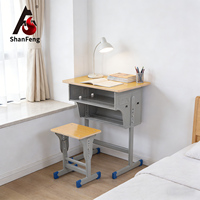 Table et chaises d'école modernes réglables pour enfants du primaire, idéales pour l'école et le bureau à domicile (vente en gros)