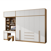Armoire avec coiffeuse, mobilier de maison, armoire de chambre moderne, placard, garde-robe