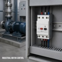 Disjoncteur de protection moteur ZCEBOX à boîtier moulé 1-80A 690V CA triphasé contre les surcharges, les phases ouvertes et les courts-circuits
