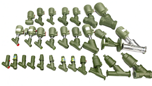 Vanne d'angle pneumatique à double effet en acier inoxydable pour air, eau et vapeur, vanne d'angle à commande pneumatique - Product Image 6