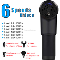 Leercon Fabricant Meilleur stimulateur musculaire à impulsion avec poignée, pistolet de massage pour soulager la douleur, livraison directe avec écran LCD