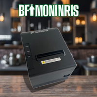 Mesin POS penerima Printer termal 80mm USB untuk ritel dan restoran, belanja Online