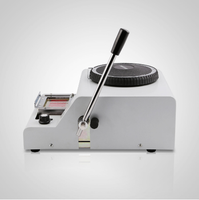 Machine à gaufrer 72 caractères Embosser Estampage Imprimante ID PVC VIP Carte de crédit Cartes de visite