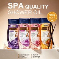 Huile de douche UUKKG Private Label 240ml, huile pour le soin de la peau à base d'huile, nettoyage en profondeur, apaisement, réparation, huile de douche pour le corps pour une utilisation quotidienne