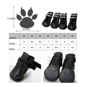 נעלי סניקרס קלאסיות לכלבים, נגד לכלוך, סוליות רכות, חורף חם, מגן, נגד החלקה, עמידות למים, להליכה וטיולים בחוץ - Product Image 2