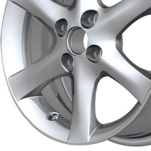 Jantes en Alliage Classiques Argentées 5 Branches 4x100 pour Voitures de Tourisme, Tailles 15 16 17 18 Pouces, Compatibles <span class=keywords><strong>TOYOTA</strong></span> Yaris Etios Passo Pixis <span class=keywords><strong>Aygo</strong></span> - Product Image 5