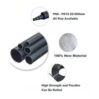DIN 8074 HDPE Accessoires Injection HDPE PP PE Compression Raccords Matériaux de plomberie PN16 Irrigation HDPE Raccords