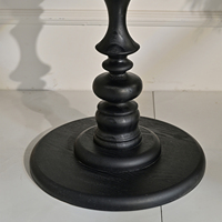 INNOVA Langlebiger Farmhaus Öko-freundlicher Holzplatten-Couchtisch in Schwarz Dekoratives Design Einfache Montage Wohnzimmermöbel