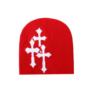Chapeau Jacquard Hip Hop <span class=keywords><strong>Homme</strong></span> et Femme, Broderie 3D Tricotée, Style Urbain, Mode <span class=keywords><strong>Hiver</strong></span>, Chapeau Anti-froid - Product Image 5