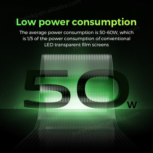 Độ phân giải cao 90% ánh sáng truyền dẫn hiển thị bảng dẫn màn hình cho ứng dụng tường kính trong nhà - Product Image 6