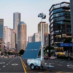 Giám sát CCTV Trailer năng lượng mặt trời giám sát Trailer <span class=keywords><strong>camera</strong></span> 4 gam di động CCTV <span class=keywords><strong>Camera</strong></span> An Ninh - Product Image 6