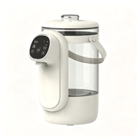 Distributeur d'eau chaude électrique entièrement automatique de 3,5 L, bouilloire électrique domestique à température constante avec fonction maintien au chaud intégrée