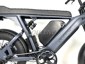 Bicicleta Eléctrica Todoterreno Queene Powerful, 48V60V 35AH, Neumáticos Anchos, Híbrida con Motores Duales y Baterías Dobles - Product Image 2