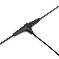 Antena Bentuk T Terpolarisasi Vertikal 915MHz MMCX Male 4dBi untuk Modul LoRa Perangkat Terminal Nirkabel IoT Transceiver Jarak Jauh