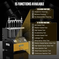 Nettoyeur et testeur d'injecteur à ultrasons CT500 Pro Solution ultime pour l'entretien des injecteurs de carburant automatiques