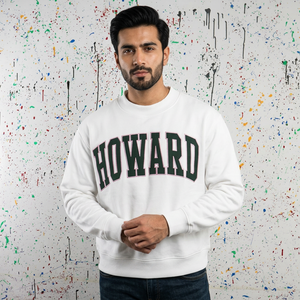 Sudadera con Capucha HOWARD WHITE para Hombre, Invierno, 100% Algodón, Apliques Bordados, Hilos Finos Vintage - Product Image 1