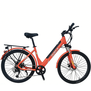 <span class=keywords><strong>Vélo</strong></span> <span class=keywords><strong>électrique</strong></span> <span class=keywords><strong>tout</strong></span>-<span class=keywords><strong>terrain</strong></span> 7 vitesses 26 pouces en alliage d'aluminium, moteur arrière sans balais 250W, batterie lithium 36V 10.5Ah, pour femmes - Product Image 1