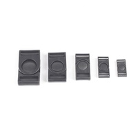 Boucle en plastique à dégagement latéral double réglable personnalisée pour sangle/sac/cinche