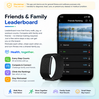Bracelet Connecté Intelligent : Suivi de Santé, Moniteur de Sommeil, Montre Sportive Étanche, Appareil Portable IA pour Hommes et Soins Familiaux