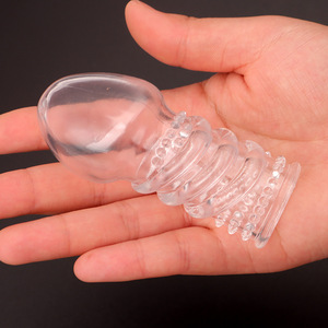 Cubierta de diente de lobo antiejaculación y bloqueadora de semen, cubierta de pene con retardo físico, productos para adultos para el coqueteo en pareja, venta al por mayor. - Product Image 2