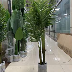 Planta Artificial de Palma en Maceta, Bonsái de Plástico de 120 cm con 9 Hojas, Venta al por Mayor - Product Image 2