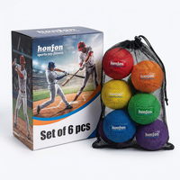 Ballons Plyo texturés de qualité professionnelle pour l'entraînement des équipes de baseball - Ballons lestés robustes à coutures - Pack en vrac pour exercices de niveau professionnel