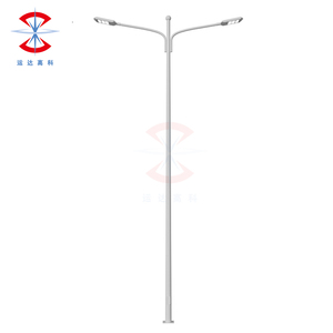 Nhà máy chuyên nghiệp bát giác hình nón mạ kẽm 10m thép đơn/đôi cánh tay năng lượng mặt trời thương mại điện chiếu sáng đường phố cực - Product Image 5