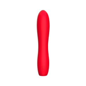 Vibrateur clitoridien rouge en silicone de qualité alimentaire, 10 vitesses, rechargeable, étanche, jouet sexuel pour femmes - Product Image 1