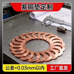 ปะเก็นทองแดงจีรุน 20x26x1.5 21x27x1.5 22x28x1.5 22x29x2 24x32x1.5 25x30x2 27x32x1.5 48x55x2 สำหรับอุตสาหกรรมพลังงาน - Product Image 3
