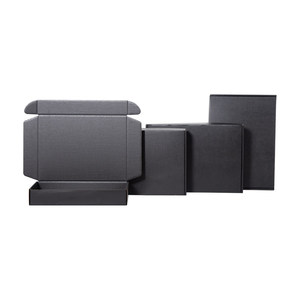 Caja <span class=keywords><strong>de</strong></span> Cartón Rectangular Negra Extra Resistente para Envíos, Caja <span class=keywords><strong>de</strong></span> Correo Corrugada <span class=keywords><strong>de</strong></span> Alta Resistencia, <span class=keywords><strong>Embalaje</strong></span> Seguro para Envíos Aéreos, Esponja Protectora - Product Image 1