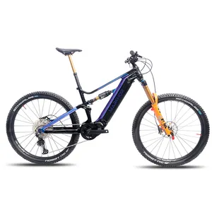 2022 new luxury high-end mid drive mtb ebike e bike 29 inch full suspension electric mountain bike bicycle