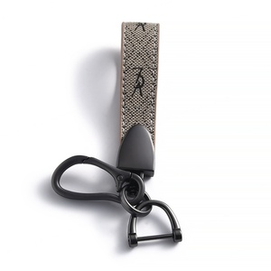 Designer Brand Fashion <b>Vintage</b> Fabric Lanyard Car Motorcycle Metal Keychain Key Chains - Product Image 5