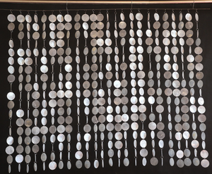 Ensemble de décoration de mariage LANJO Forest, pièces naturelles en nacre et mica pour fond de plafond et cordes de carillons éoliens d'entrée - Product Image 6