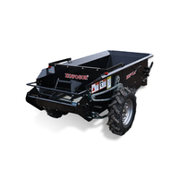 Remorques ATV à traction de tracteur, épandeur de fumier avec boîte de vitesses, épandeurs d'engrais organique, épandeur de fumier