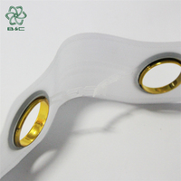 En gros luxe polyester oeillets rideaux écologique coffre-fort fabriqué rideaux oeillets rideau occultant en plastique