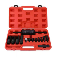 Kit de Herramientas de Extracción de Inyectores Diésel Universal de 14 Piezas con Enchufes para Sensores de Inyector para Sistemas Common Rail