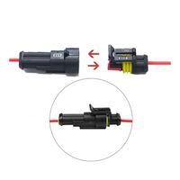 Connecteurs étanches HID 1/2/3/4 broches 26 ensembles 300V 12A ensemble 352 pièces Pack Kit camion harnais voiture fil électrique connecteur prise