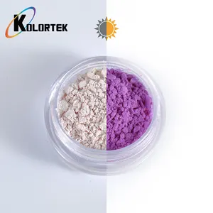 Pigmento fotocromatico (UV) UV pigmento cambia da chiaro/bianco a viola al sole