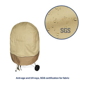 STARRYHEART Housse de barbecue style bouilloire Housse de barbecue ronde étanche pour l'extérieur avec sangle élastique - Product Image 2