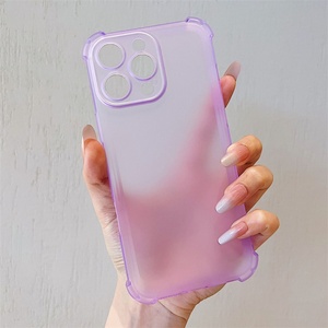 Funda Rígida Híbrida Mate Transparente de Lujo en Color Caramelo para iPhone 12 13 14 15 16 17 Pro Max, Envío Gratis - Product Image 6