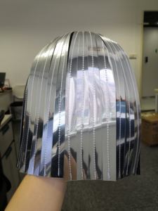 Perruque miroir réfléchissante cool pour femme, accessoire de scène, guerrière, bar, spectacle gogo, accessoires de cosplay, perruque miroir <span class=keywords><strong>bobo</strong></span> - Product Image 4