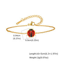 Gelang & gelang tangan mode baja tahan karat 316L anti kusam, lapis emas PVD 14k 18k, perhiasan gelang untuk bayi perempuan anak-anak
