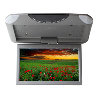Moniteur LCD de toit de voiture rabattable 10,1 pouces TFT 16:9 moins cher avec haut-parleur intégré, entrée USB AV, télécommande, large plage de tension MP5