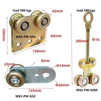 Rouleau de rail coulissant W65 pour porte, poulie de chariot suspendu pour machine à souder, roue de rail coulissant de suspension de levage