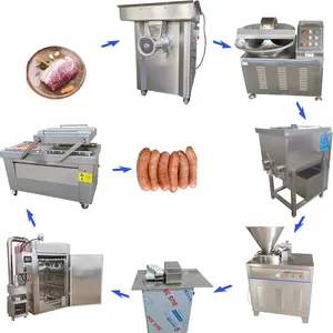 Alman sosis doldurma salam sosis paketleme makinesi viyana sosis makinesi