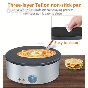 Meilleure machine <span class=keywords><strong>professionnelle</strong></span> chinoise pour la fabrication de crêpes, machine à crêpes électrique à une tête en acier inoxydable antiadhésif avec station de service - Product Image 2